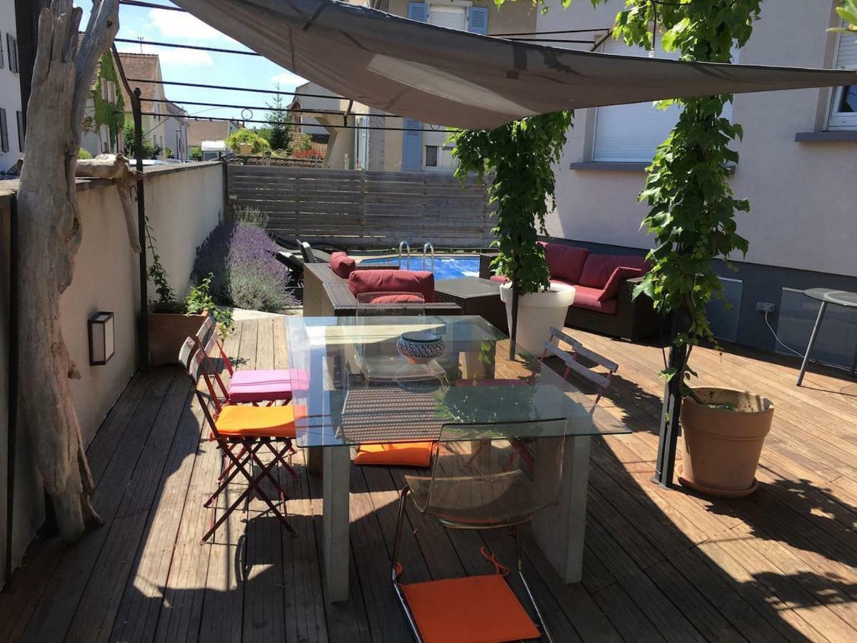 La Terrasse Selestadienne Sélestat Kültér fotó